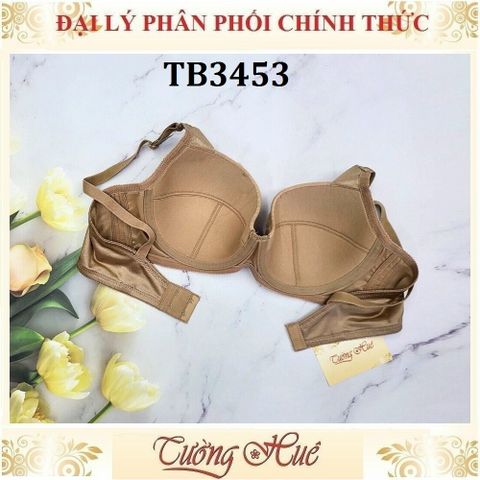 Áo Lót Nữ Thái Lan ONONO TB3453/OB8453 Có Gọng Mút Mỏng Trơn Phối Ren - Dáng Cup Xẻ 3/4 Sang Trọng và Nữ Tính