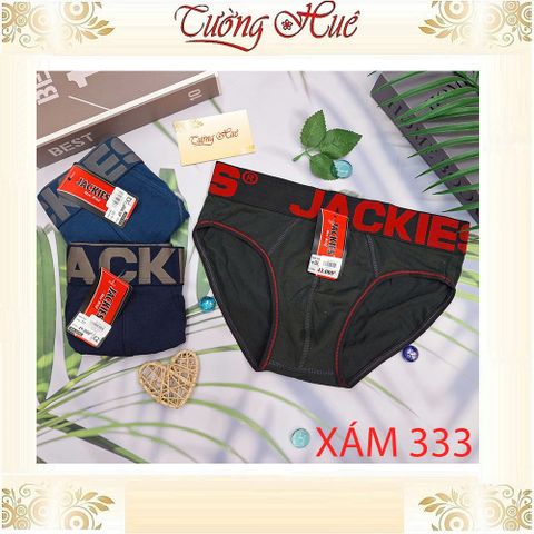 Quần Lót Nam JACKIES 333 Brief Tam Giác Bản Lưng Lớn Co Dãn Ôm Body Thoải Mái - Đồ Lót Nam Cao Cấp, Năng Động, Thể Thao