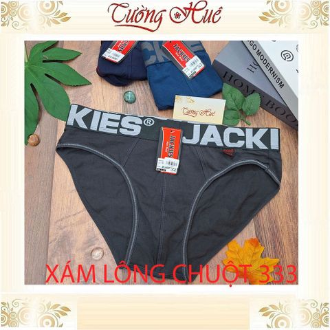 Quần Lót Nam JACKIES 333 Brief Tam Giác Bản Lưng Lớn Co Dãn Ôm Body Thoải Mái - Đồ Lót Nam Cao Cấp, Năng Động, Thể Thao