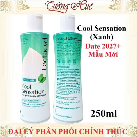 Dung Dịch Vệ Sinh Phụ Nữ Lactacyd Pro Sensitive & Cool Sensation 250ml - Chăm Sóc Da Nhẹ Nhàng, Mát Lạnh và An Toàn cho Vùng Kín