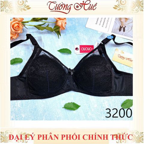 Áo Lót Nữ Không Gọng ONONO TB3200 Phối Ren - Áo Lót Thái Lan Siêu Thoải Mái, Chất Vải Dệt Kim Nylon, Tối Giản, Đa Dạng Màu Sắc