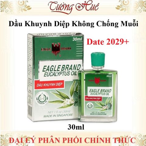 Dầu Khuynh Diệp Chống Muỗi Eagle Brand 25ml - Dầu Tràm và Dầu Khuynh Diệp Không Chống Muỗi 30ml - Sản phẩm chăm sóc sức khỏe nhập khẩu từ Singapore