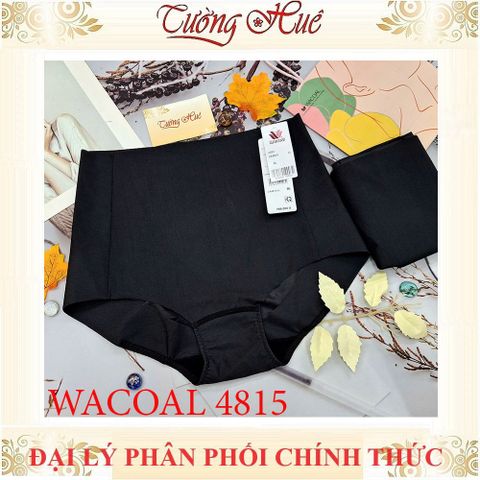 Quần Gen Định Hình WACOAL LR4815 - Quần Lót Nữ Thun Co Giãn, Thiết Kế Không Đường May, Màu Đen Và Da, Size M, L, LL