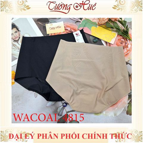 Quần Gen Định Hình WACOAL LR4815 - Quần Lót Nữ Thun Co Giãn, Thiết Kế Không Đường May, Màu Đen Và Da, Size M, L, LL
