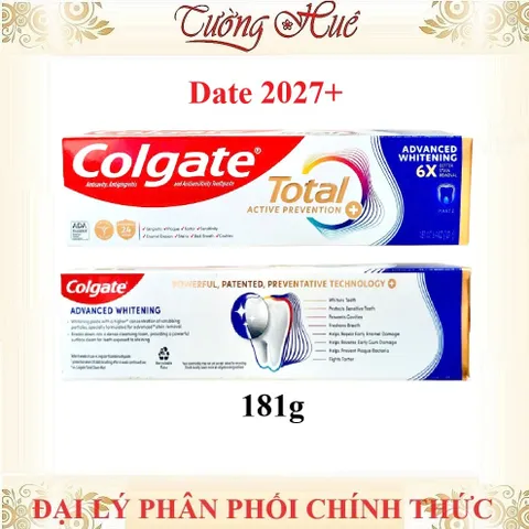 Kem Đánh Răng Colgate Mỹ Total Whitening - 181g