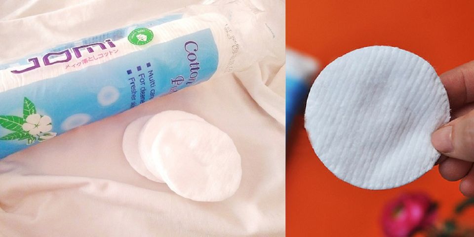 Bộ 6 Bông Tẩy Trang Nhật Bản JOMI - 120 Miếng Cotton Pads Mềm Mại, Không Gây Kích Ứng Da, Thấm Hút Nước Tẩy Trang Hiệu Quả