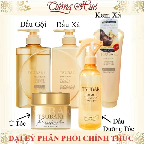Xịt Dưỡng Cao Cấp Phục Hồi, Ngăn Rụng Tóc Tsubaki Premium Repair Hair Water - 210ml
