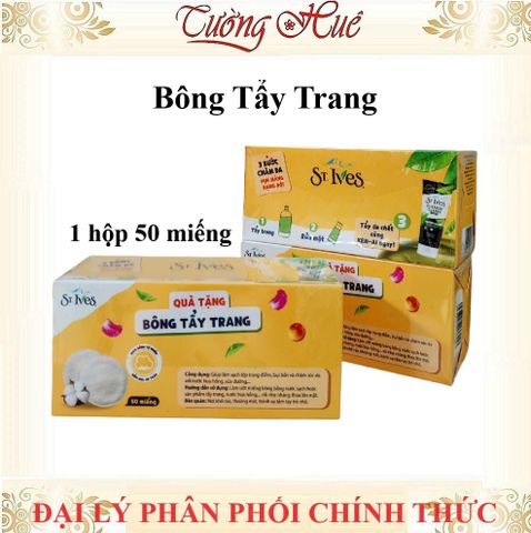 Bông Tẩy Trang Mềm Mại An Toàn 100% Tự Nhiên - Hộp 50 Miếng Chăm Sóc Da Mặt, Tẩy Trang Hiệu Quả từ Thổ Nhĩ Kỳ