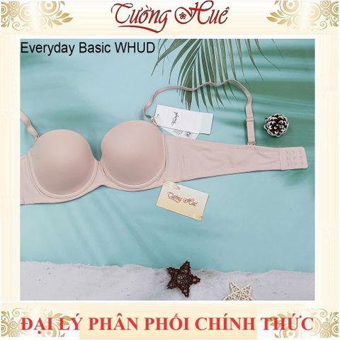 Áo lót nữ Triumph Simply Everyday Basic WHUD – Cúp ngang, gọng đệm mút nâng, dây tháo rời, thoải mái và không hằn trên áo ngoài.