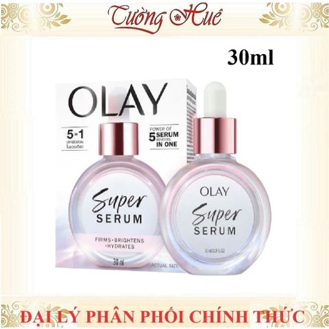 Tinh Chất Dưỡng Ẩm Sáng Da Olay Super Serum 5in1 30ml - Giúp Da Săn Chắc, Mờ Nếp Nhăn, Tăng Cường Độ Sáng và Căng Mướt