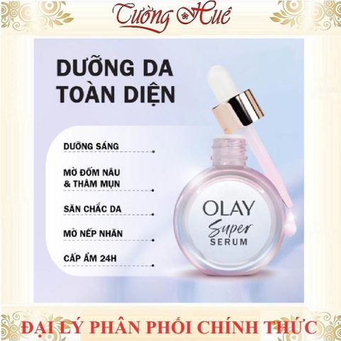 Tinh Chất Dưỡng Ẩm Sáng Da Olay Super Serum 5in1 30ml - Giúp Da Săn Chắc, Mờ Nếp Nhăn, Tăng Cường Độ Sáng và Căng Mướt