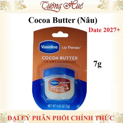 Sáp Vaseline Dưỡng Môi - 7g Giúp Làm Mềm Môi, Ngăn Ngừa Khô Nứt, Hương Thơm Nhẹ Nhàng, Sản Phẩm Chăm Sóc Môi Từ Mỹ