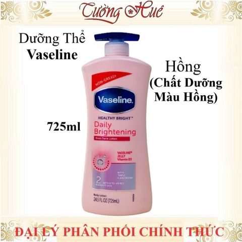 Dưỡng Thể Vaseline Jelly Vitamin B3 Trắng Sáng Da 725ml - Chăm Sóc Da Chống Nắng, Dưỡng Ẩm Hiệu Quả Cho Mọi Loại Da