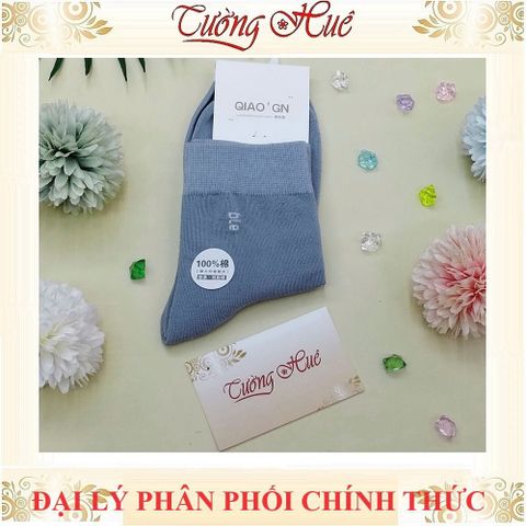 Vớ Cổ Ngắn Đa Màu QIAO'GN - Chất Liệu Cotton Thoáng Khí, Thấm Hút Mồ Hôi, Thời Trang Cho Nam