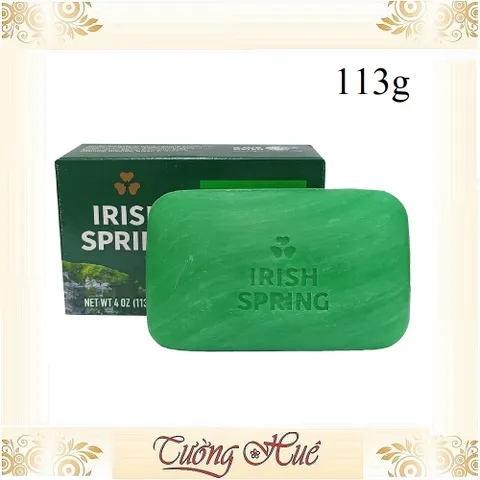 Bộ 6 bánh xà phòng Irish Spring 113g - Xà phòng làm sạch cơ thể với hương thơm tươi mát, an toàn cho cả trẻ em