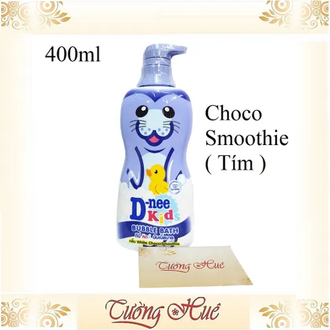 Sữa Tắm D-nee Kids Choco Smoothie Cho Bé Hương Kem Sô-cô-la - 400ml - Tím