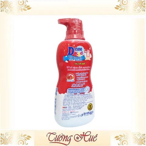 Sữa Tắm D-nee Kids Tutti Fruity Hương Trái Cây An Toàn Cho Bé - 400ml - Dưỡng Ẩm, Không Cay Mắt, Phù Hợp Cho Trẻ Trên 3 Tuổi