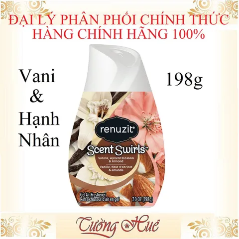 Sáp thơm Renuzit Vanilla & Almond - 198g ( Hương Vani & Hạnh nhân )