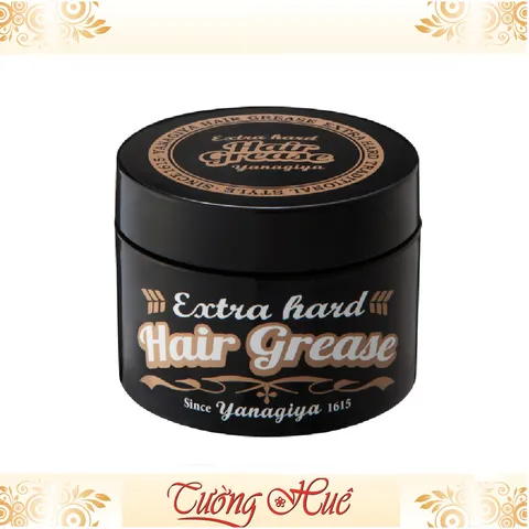 Sáp Vuốt Tóc Nam YANAGIYA Hair Grease EXTRA HARD - 90g - Đen
