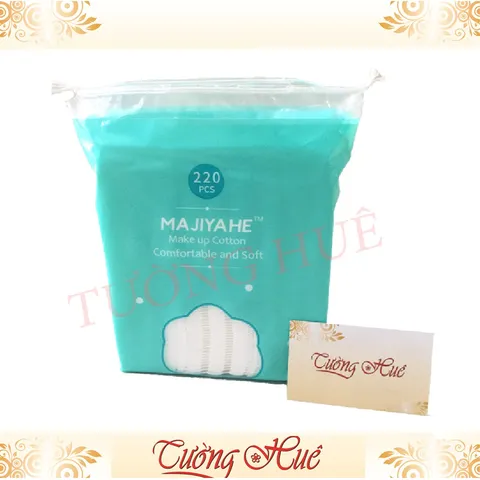 Bông Tẩy Trang 220 Miếng MAJIYAHE Make Up Cotton - MÀU NGẪU NHIÊN.