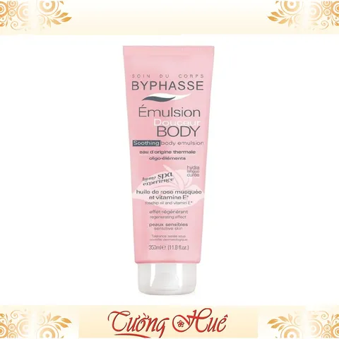 Sữa Dưỡng Thể Byphasse Body Emulsion Cho Da Nhạy Cảm - 350ml - Hồng.