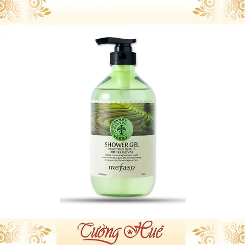 Sữa Tắm Trà Xanh Mefaso Shower Gel Dirt Removal - 750ml - Xanh.