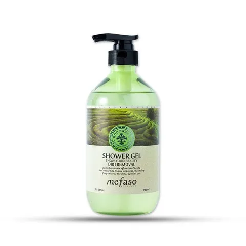 Sữa Tắm Trà Xanh Mefaso Shower Gel Dirt Removal - 750ml - Xanh.