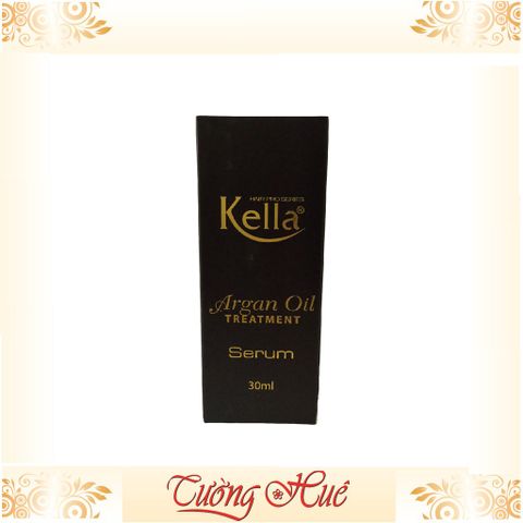 Serum Kella Dưỡng Tóc Argan Oil 30ml - Phục Hồi Tóc Hư Tổn, Kích Thích Mọc Tóc, Dưỡng Tóc Bóng Mượt tự Nhiên, Phù Hợp Mọi Loại Tóc