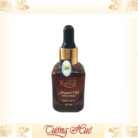 Serum Kella Dưỡng Tóc Argan Oil 30ml - Phục Hồi Tóc Hư Tổn, Kích Thích Mọc Tóc, Dưỡng Tóc Bóng Mượt tự Nhiên, Phù Hợp Mọi Loại Tóc