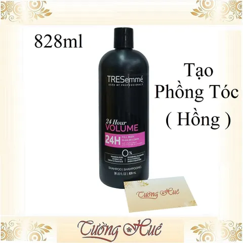 Dầu Gội Tạo Phồng Tóc TRESemme 24H Volume Shampoo - 828ml ( Hồng )