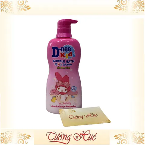 Sữa tắm gội cho bé D-nee Kids Bubble Bath Berry Pink - 400ml - Hồng