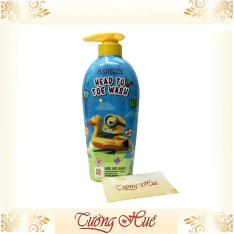 Tắm gội Thái Lan cho trẻ Minion Madelyn Head To Toe Wash Cherry - Hương Cherry - 500ml