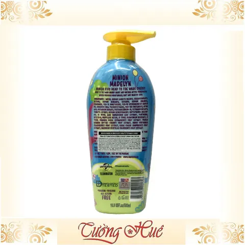 Tắm gội Thái Lan cho trẻ Minion Madelyn Head To Toe Wash Cherry - Hương Cherry - 500ml