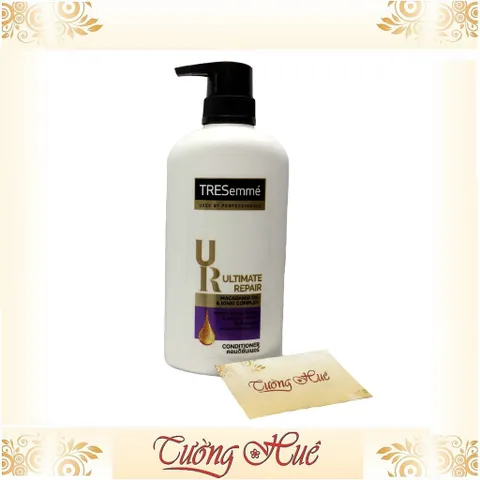 Dầu xả phục hồi, ngăn rụng tóc TRESemmé Thái Ultimate Repair Macadamia Oil & Ionic Complex Conditioner - 450ml - Tím