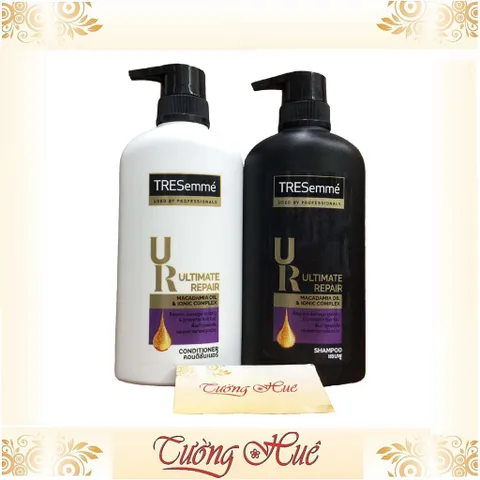 Dầu xả phục hồi, ngăn rụng tóc TRESemmé Thái Ultimate Repair Macadamia Oil & Ionic Complex Conditioner - 450ml - Tím