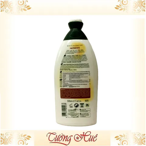 Gel tắm phục hồi da L'Angelica Olio di Macadamia Nutriente Bath & Shower Gel - Dầu Mắc ca - 500ml