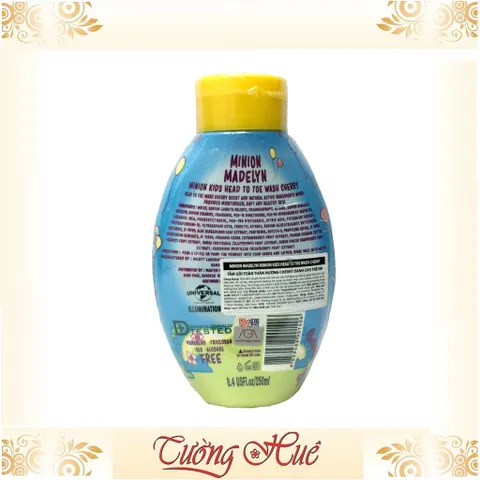 Tắm gội Thái Lan cho trẻ Minion Madelyn Head To Toe Wash Cherry - Hương Cherry - 250ml