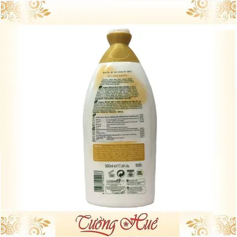 Gel tắm dưỡng ẩm L'Angelica Olio di Argan Setificante Bath & Shower Gel - Dầu Argan - 500ml