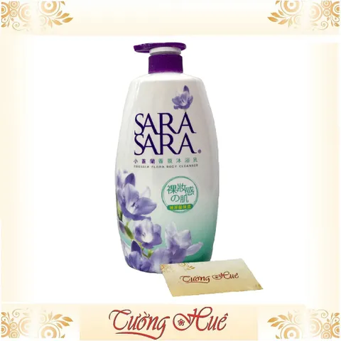 Sữa tắm Hoa Lan Nam Phi Sara Sara Đài Loan Freesia Flora Body Cleanser - 1000g - Tím