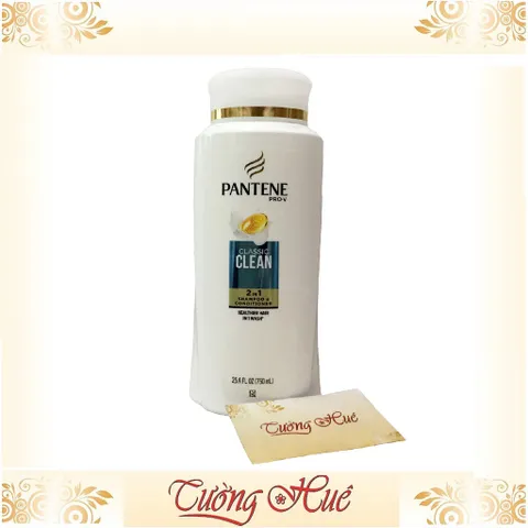 Gội Xả Pantene Pro-V Classic Clean 2 In 1 Shampoo & Conditioner - 750ml