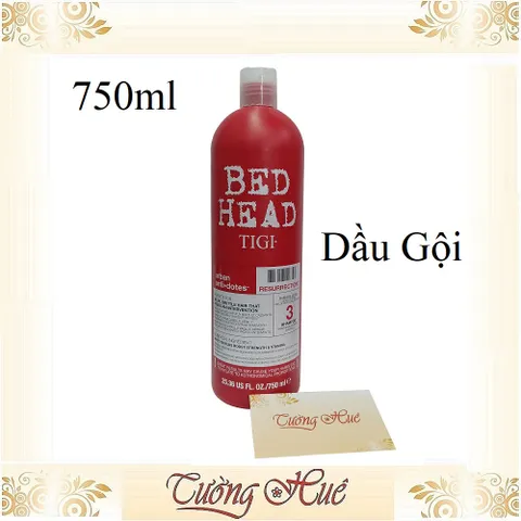 Dầu Gội Phục Hồi Tóc Hư Nặng Số 3 Tigi Bed Head Urban Antidotes #3 Shampoo - 750ml - Đỏ