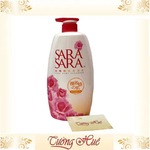 Sữa tắm Hoa Hồng Sara Sara Đài Loan Rose Body Cleanser - 1000g - Hồng