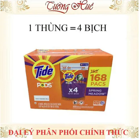 Bịch 39 Viên giặt xả quần áo Tide Pods 3 trong 1
