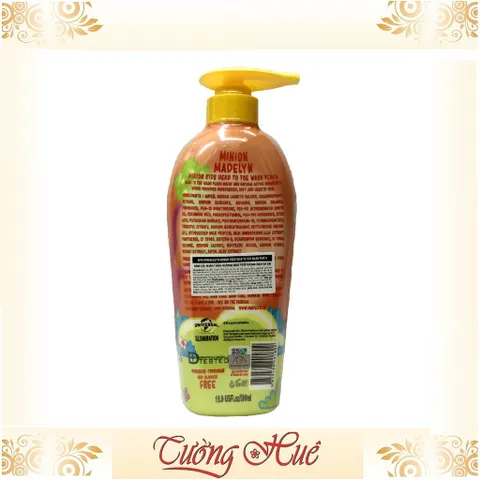 Tắm gội Thái Lan cho trẻ Minion Madelyn Head To Toe Wash Peach - Hương đào - 500ml