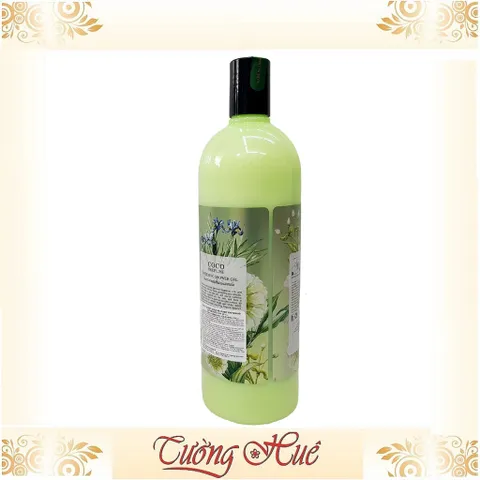 Sữa tắm trắng da, chống nắng SPF50+/PA+++ Sroget COCO Perfume Whitening Shower Gel - 1L - Xanh Lá