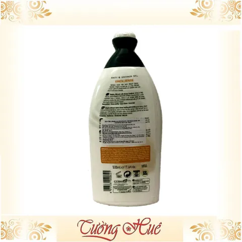 Gel tắm làm mềm da L'Angelica Latte d' Avene Emolliente Bath & Shower Gel - Sữa yến mạch - 500ml