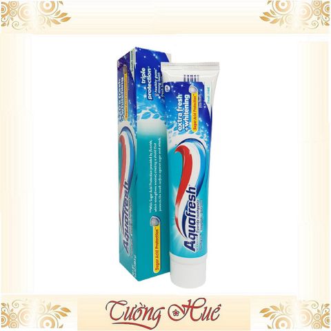 Kem Đánh Răng Aquafresh Extra Fresh + Whitening - 158.8g - Xanh