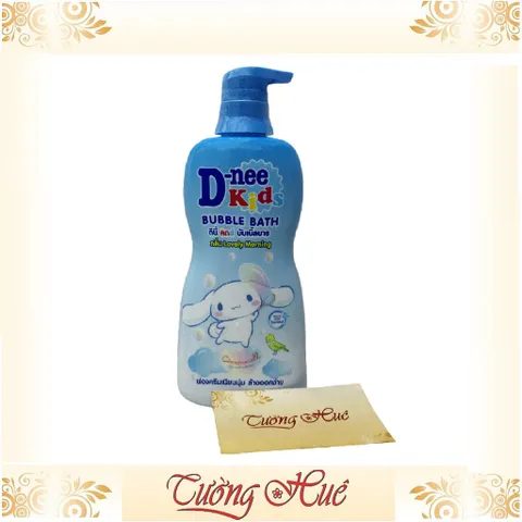 Sữa tắm gội D-nee Kids Bubble Bath Lovely Morning - 400ml - Xanh biển