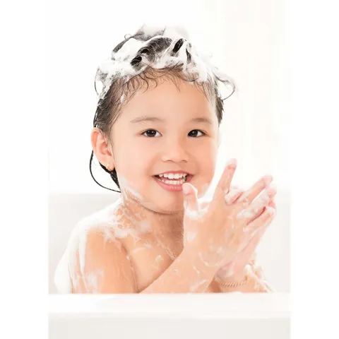 Sữa tắm gội D-nee Kids Bubble Bath Lovely Morning - 400ml - Xanh biển