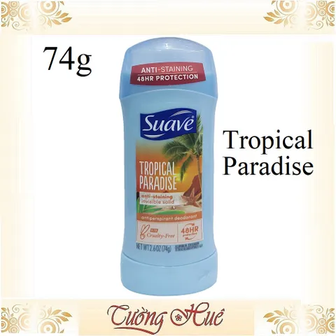 Lăn khử mùi nữ Suave Tropical Paradise Protection - 74g